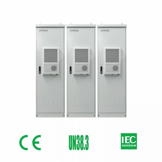 定制户外机柜，配备48V900AH电信锂电池 - 永新能