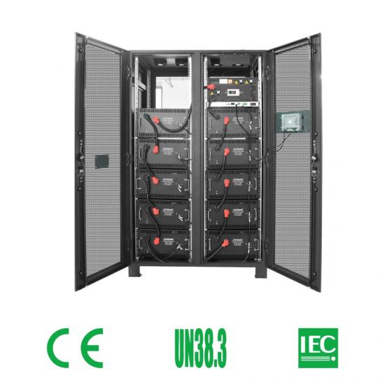 模块化384V机架式UPS锂电池—76.8KWH至107.5KWH，可扩展且智能化 - 永新能